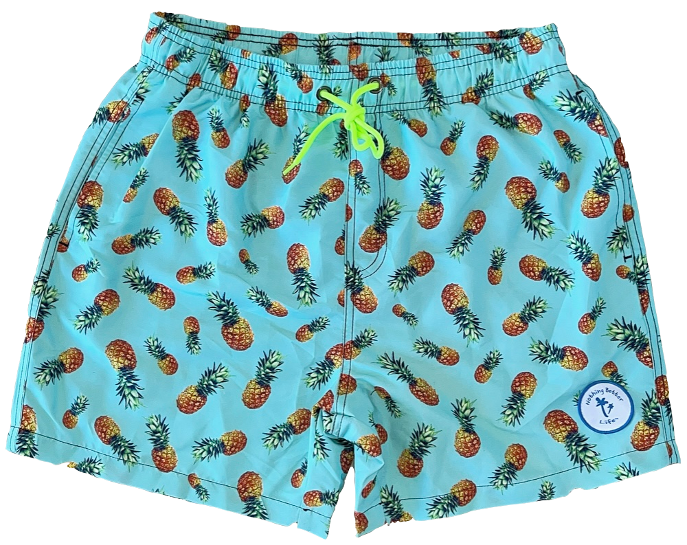 Men's pineapple swim trunks online