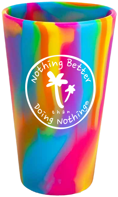 Silicone Tie Dye Drinking Cup
