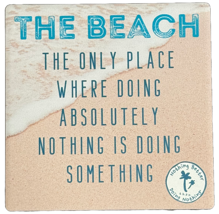 The Beach Ceramic Coaster