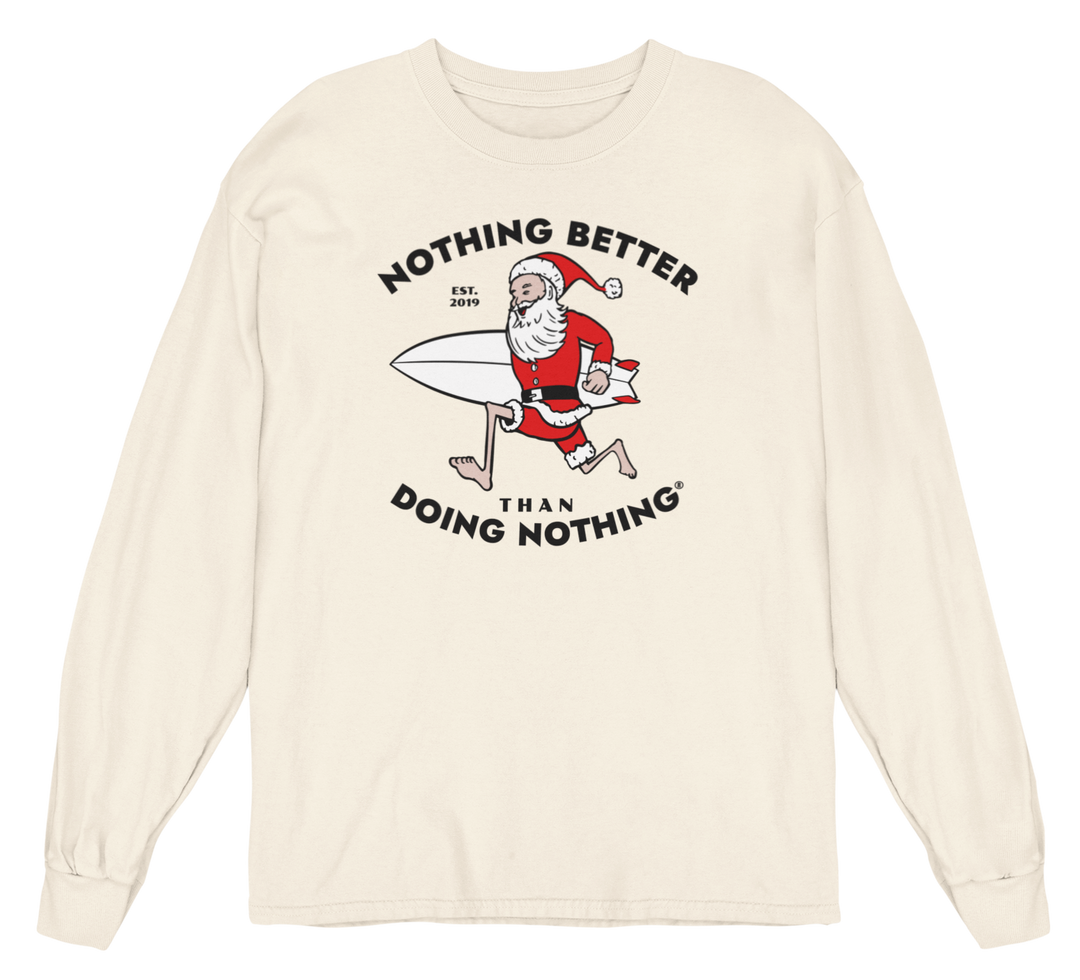 Surfer Santa Long Sleeve