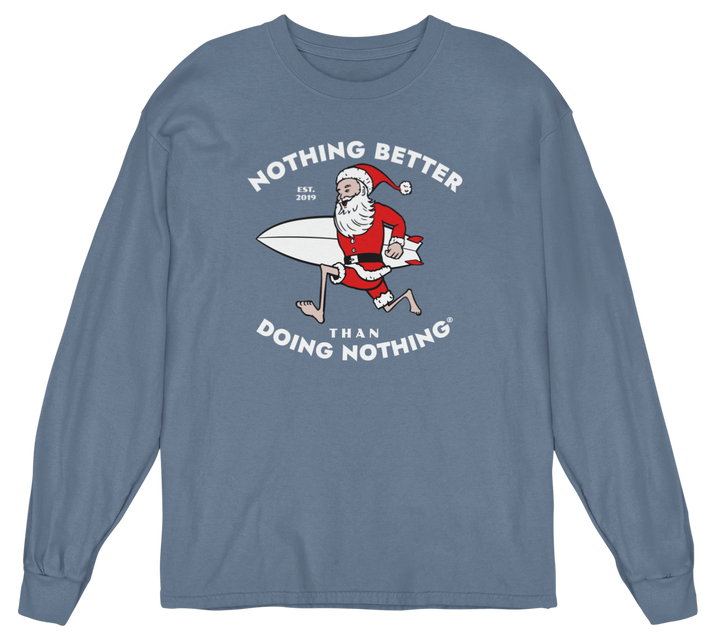 Surfer Santa Long Sleeve